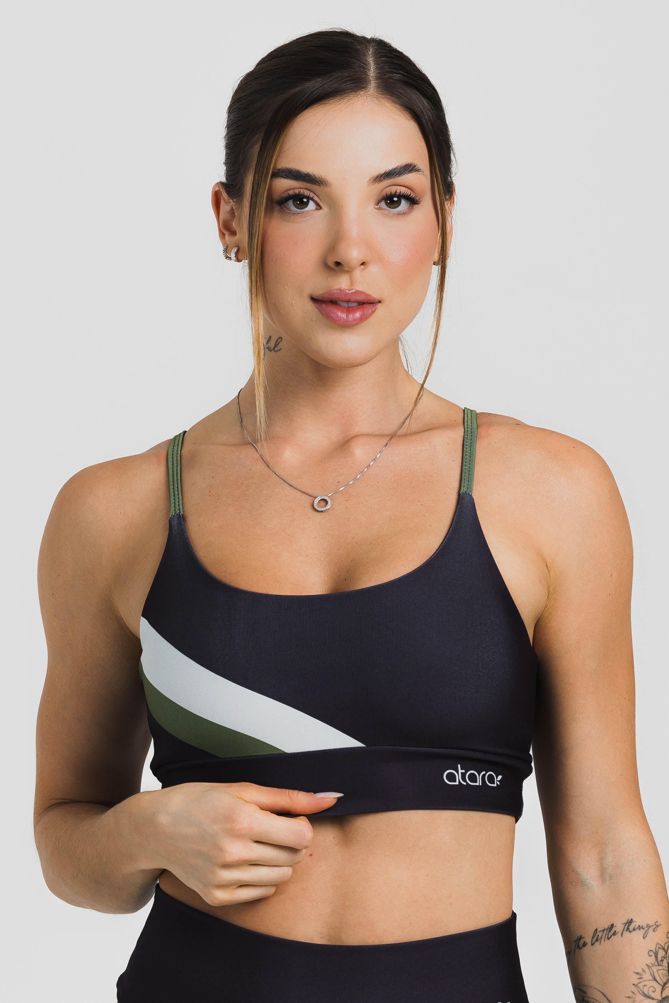 Top Alcinha Black Mixed - atarafitness