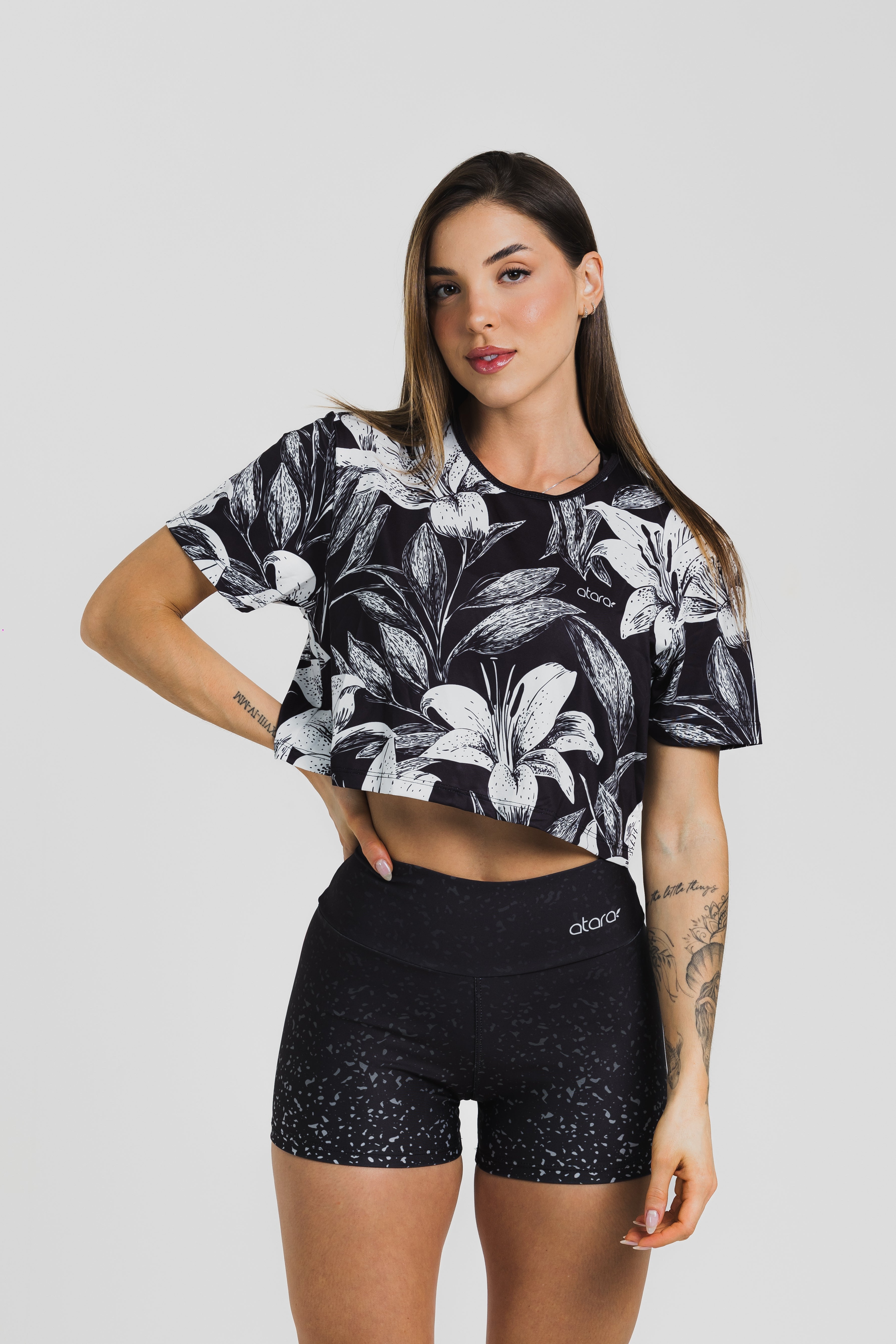 Cropped Florest Black - atarafitness