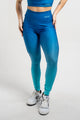 Legging Estampa Immersion Marinho e Verde Água