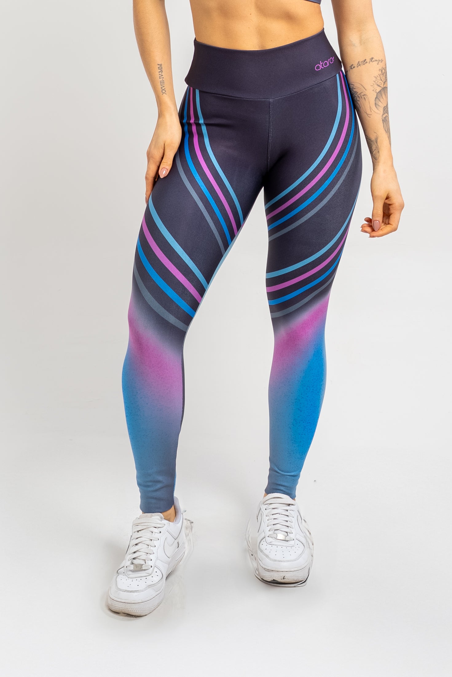 Legging Estampa Localizada Aurora Boreal - atarafitness