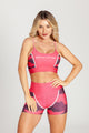 Top Alcinha Rajado Rosa