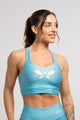 Top Nadador Mesclado Azul