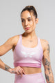 Top Nadador Mesclado Rosa