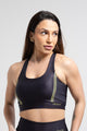 Top Nadador Faixa Mesh Amarela