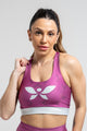 Top Nadador Geometrico Pink