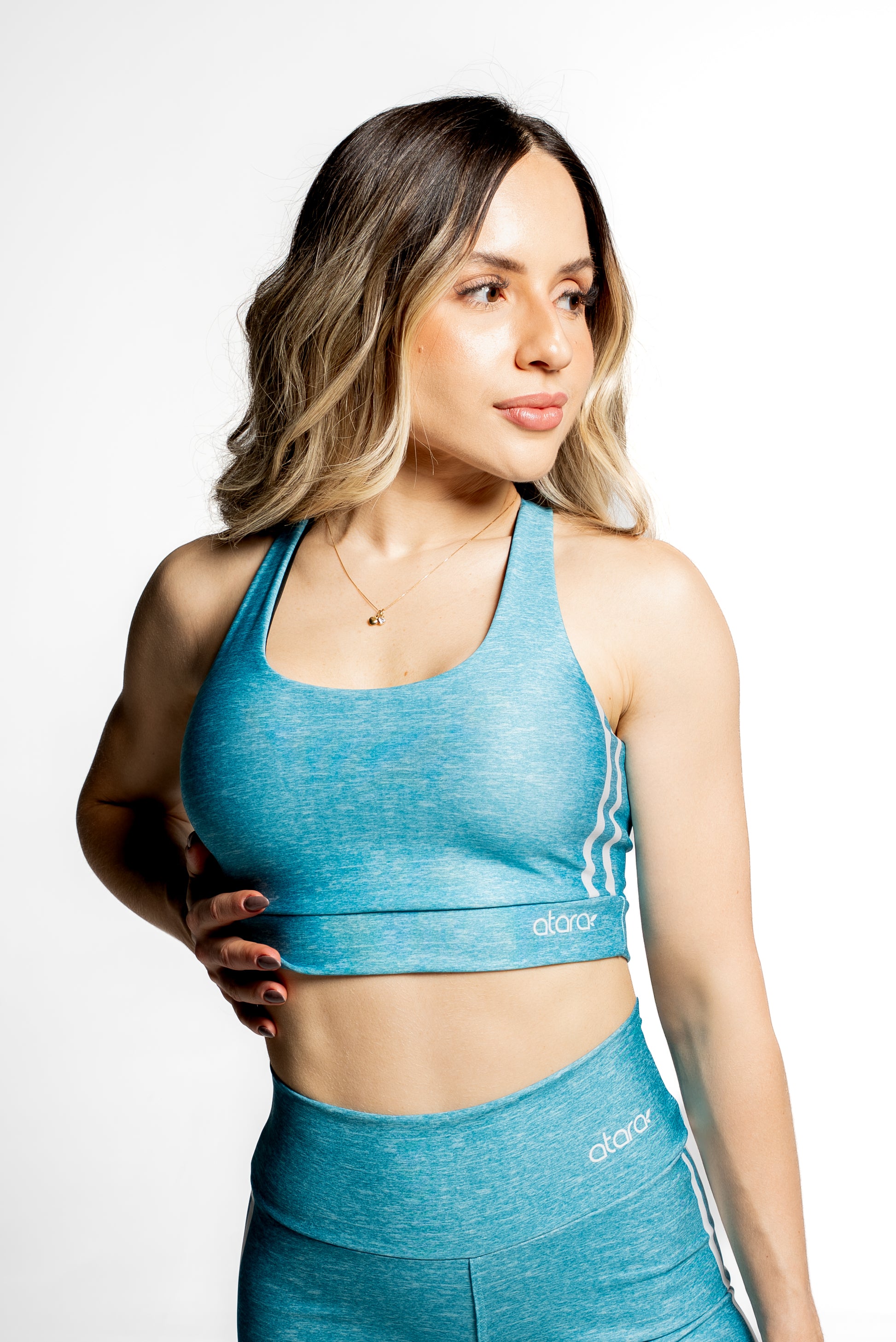 Top Texture Blue - atarafitness