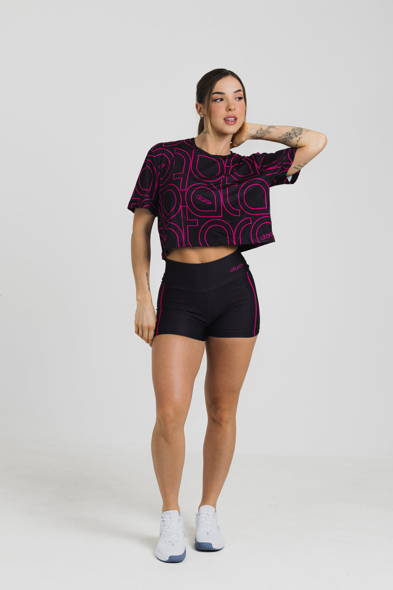Cropped Fire Pink - atarafitness