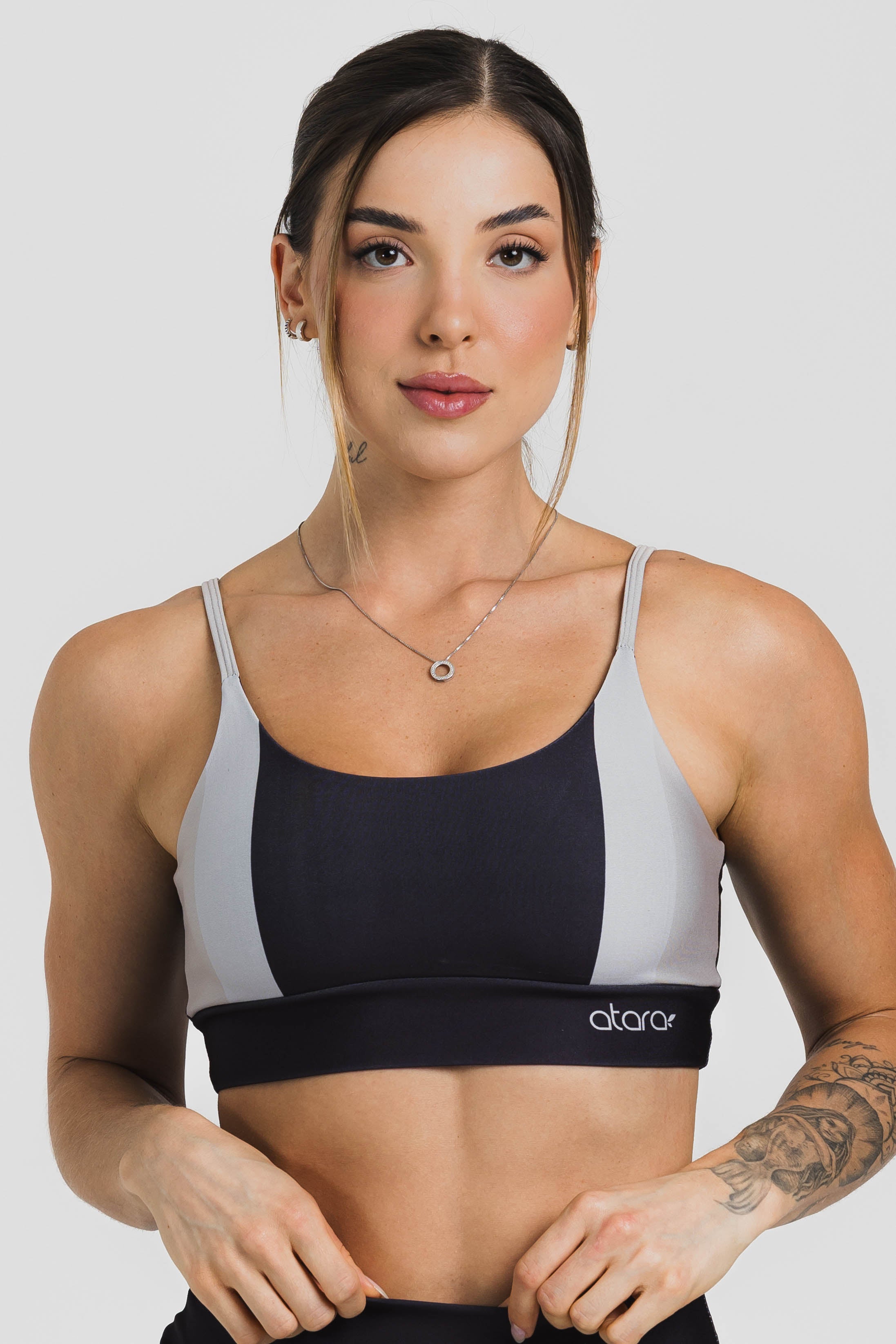 Top Alcinha Black Blend - atarafitness