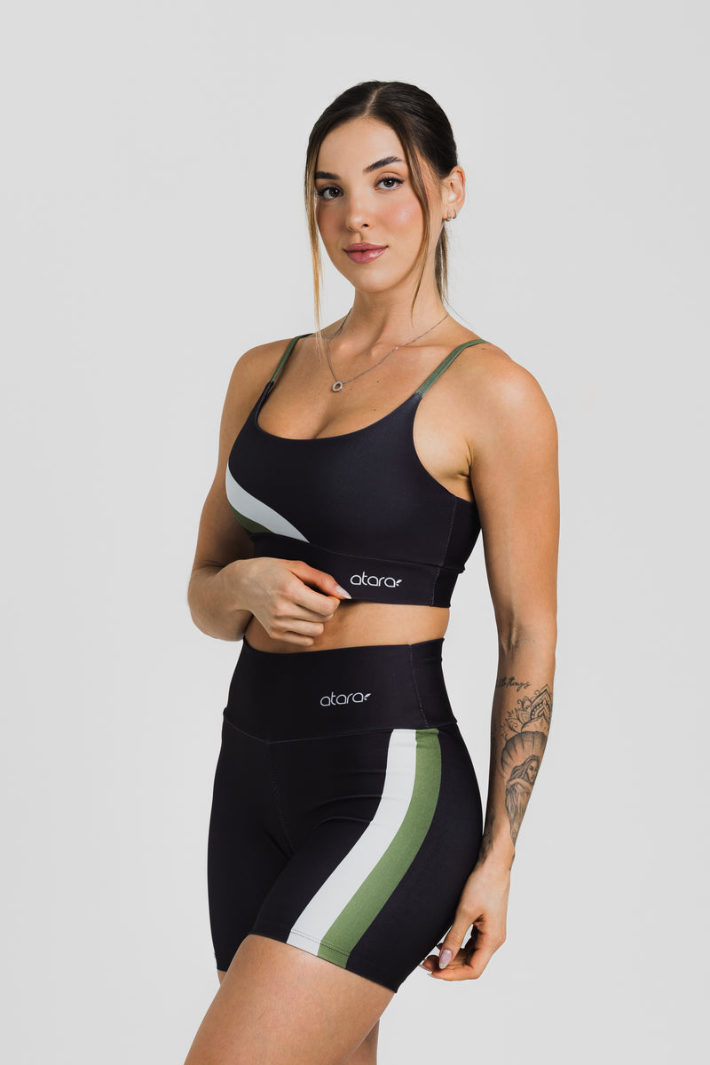 Top Alcinha Black Mixed - atarafitness