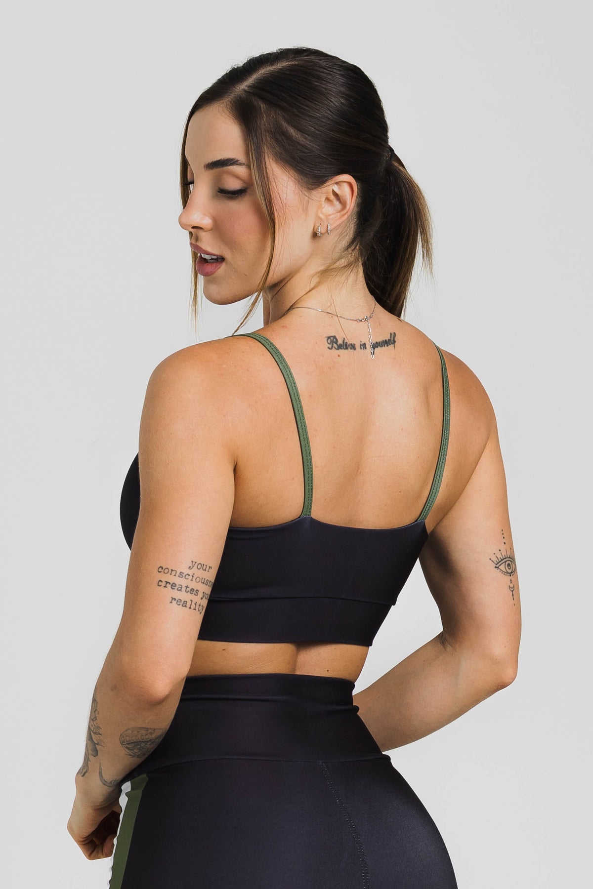 Top Alcinha Black Mixed - atarafitness