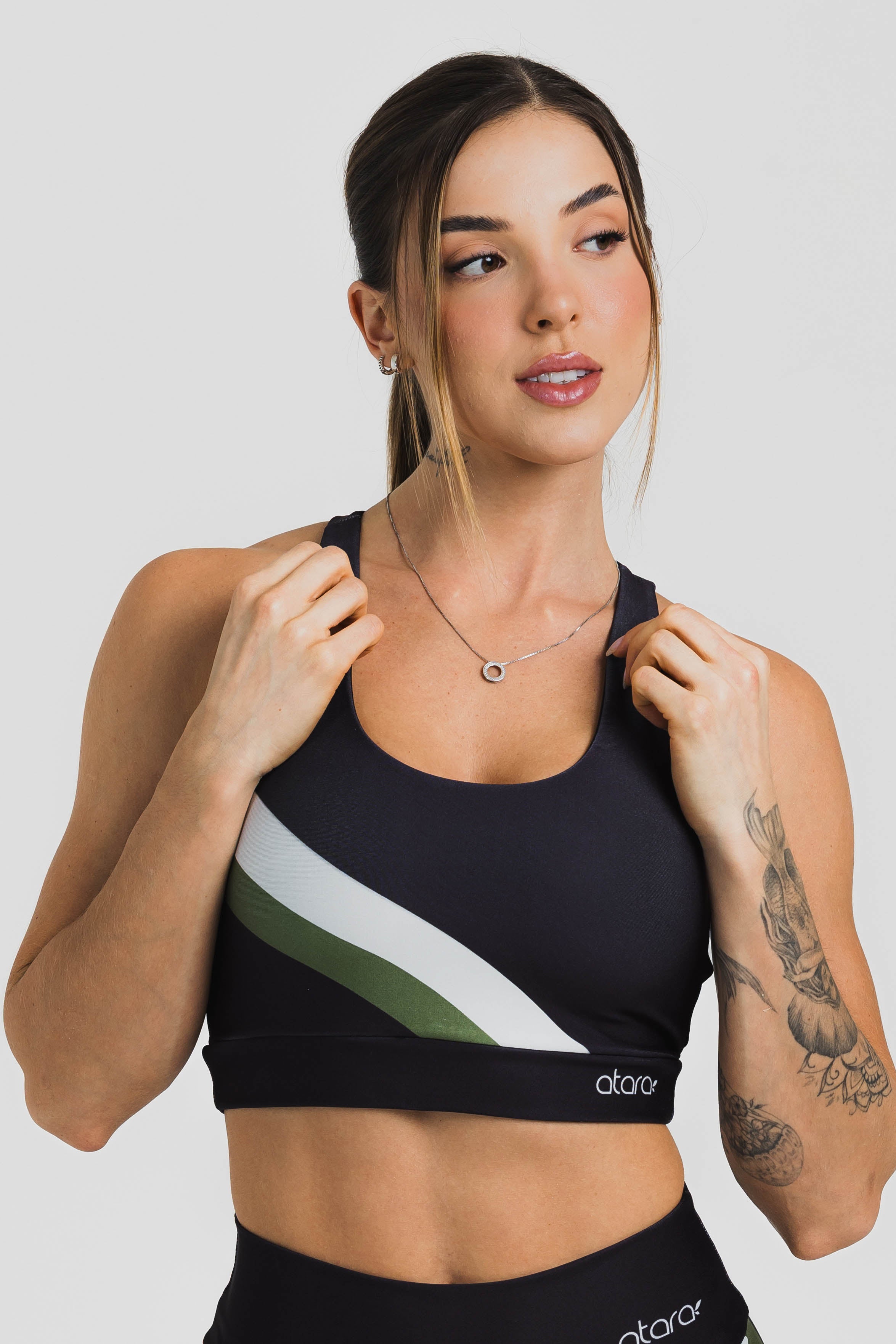 Top Nadador Black Mixed - atarafitness