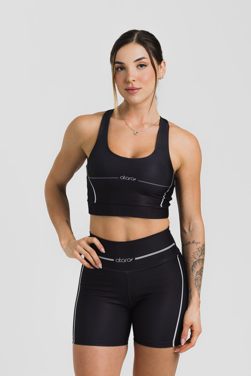 Bermuda Up Long Black - atarafitness