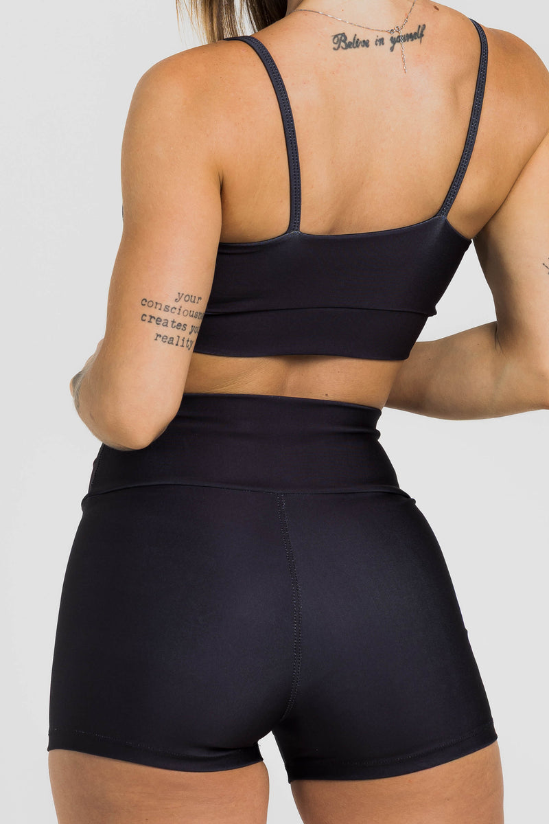 Top Alcinha Never Give Up Black - atarafitness