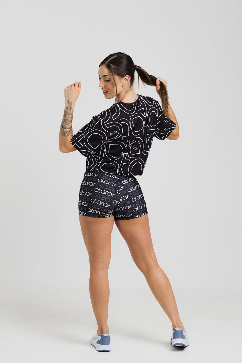 Cropped Fire Black - atarafitness