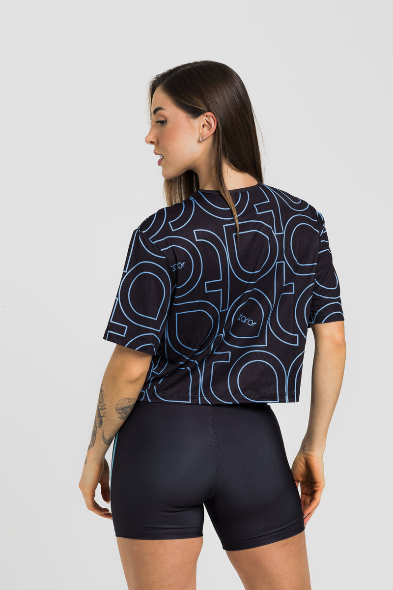 Cropped Fire Blue - atarafitness