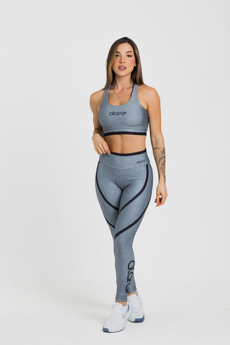 Legging Melange Black - atarafitness