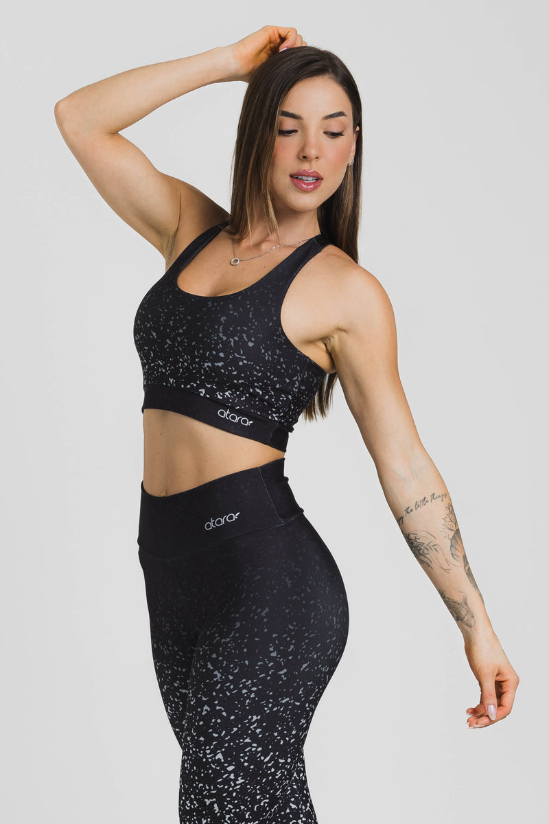 Top Nadador Glow Black - atarafitness