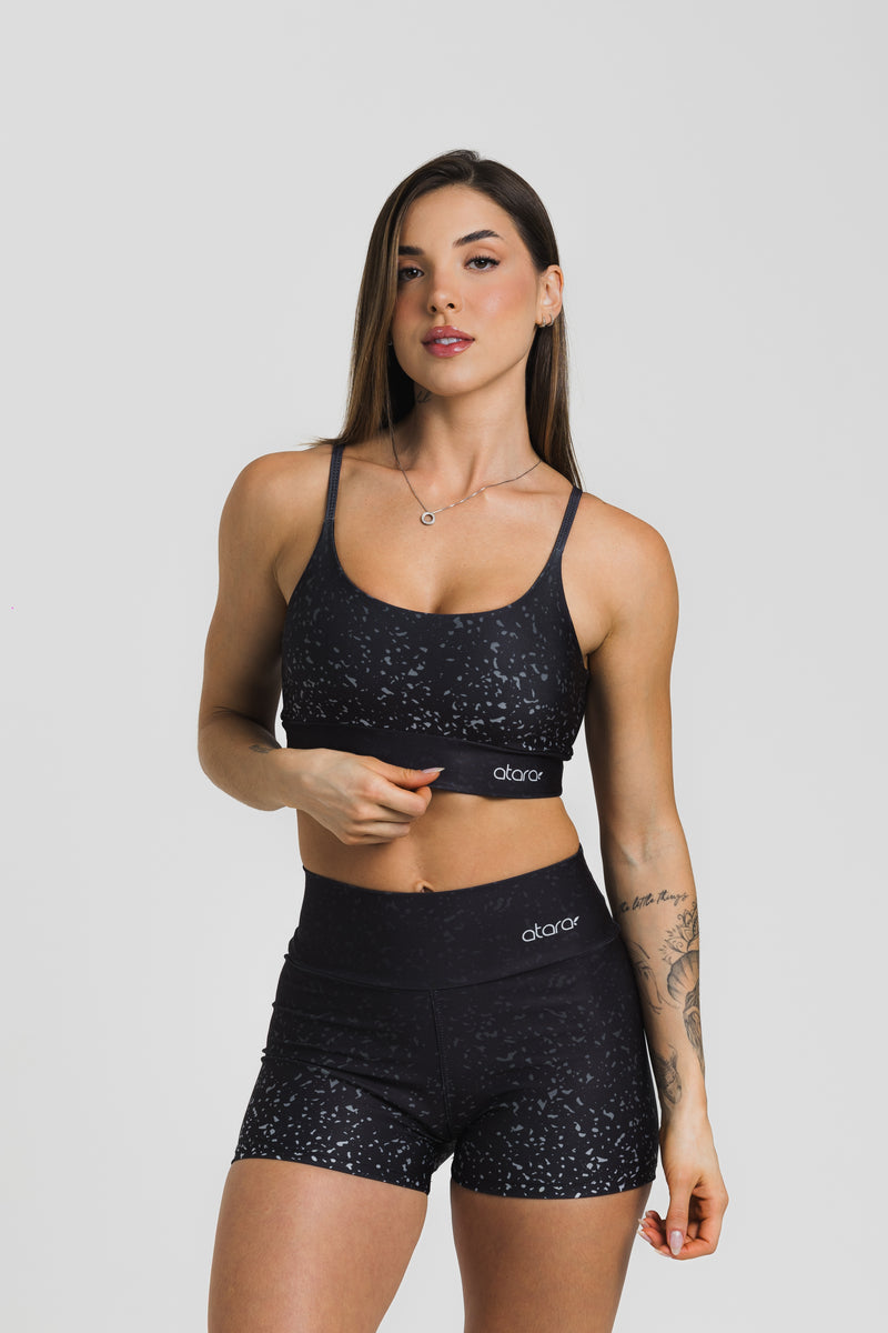 Top Alcinha Glow Black - atarafitness