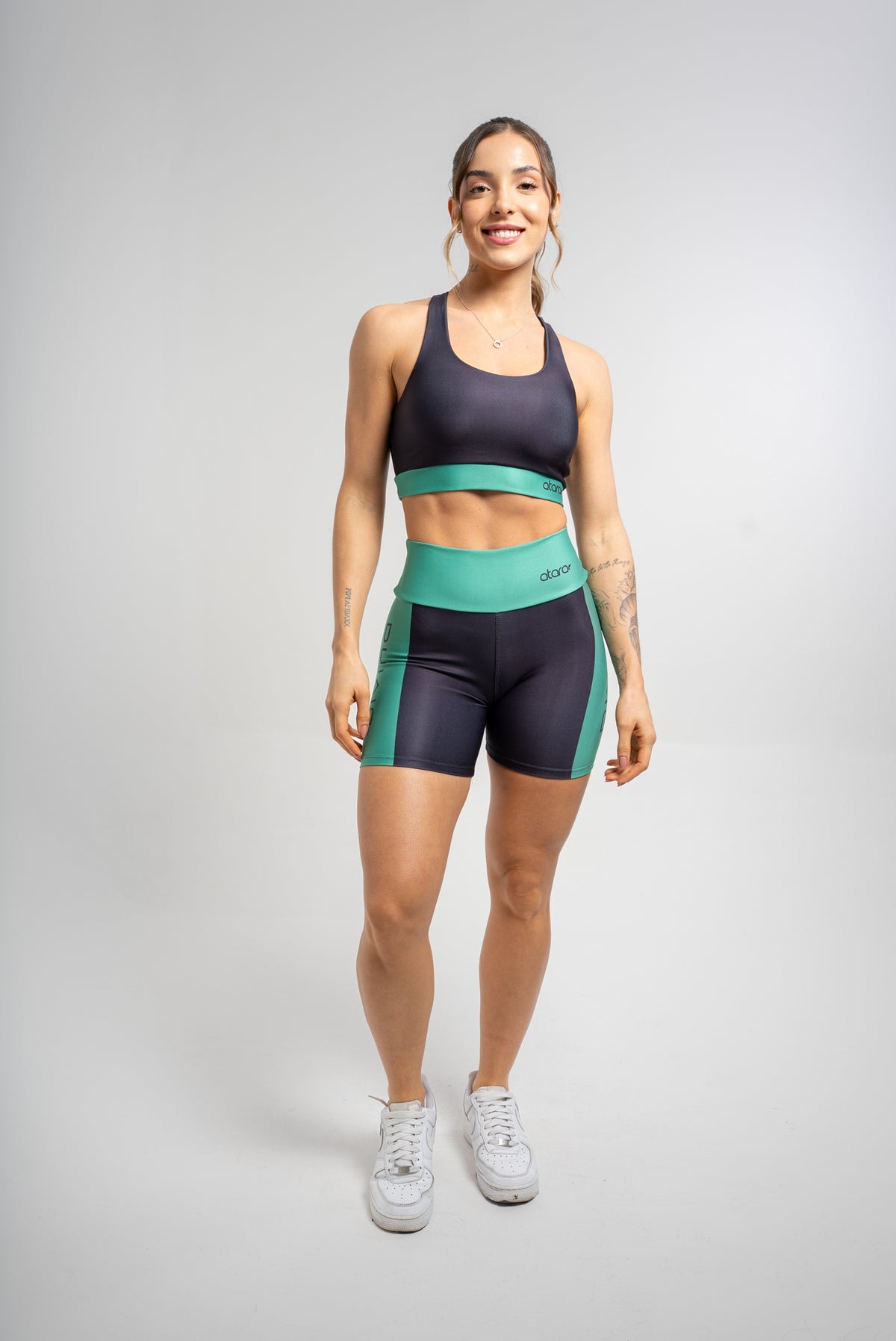 Bermuda Color Block Green - atarafitness