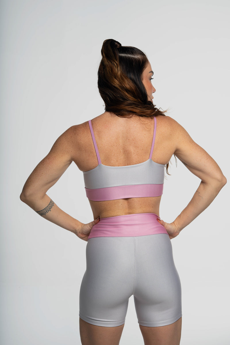 Bermuda Cursiva Rosa - atarafitness