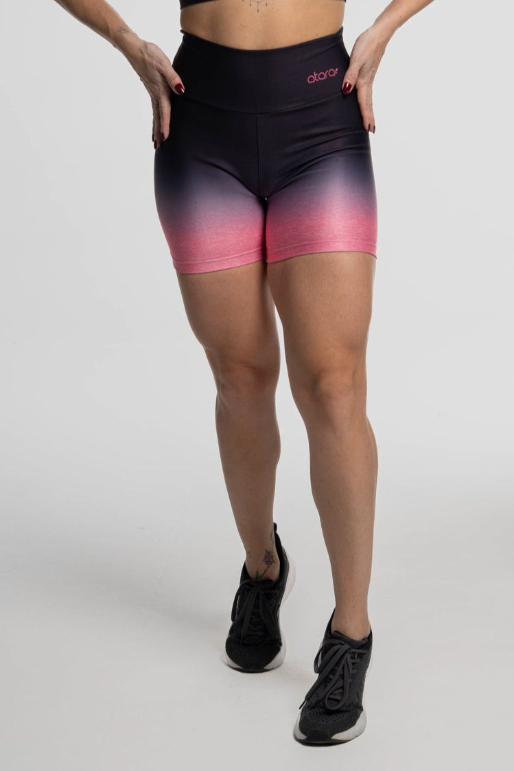 Bermuda Estampa Immersion Rosa - atarafitness