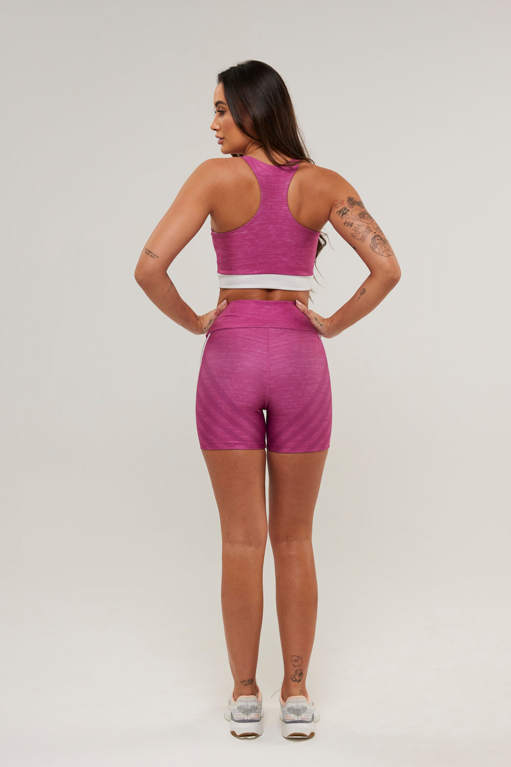 Bermuda Pink Fishbone - atarafitness