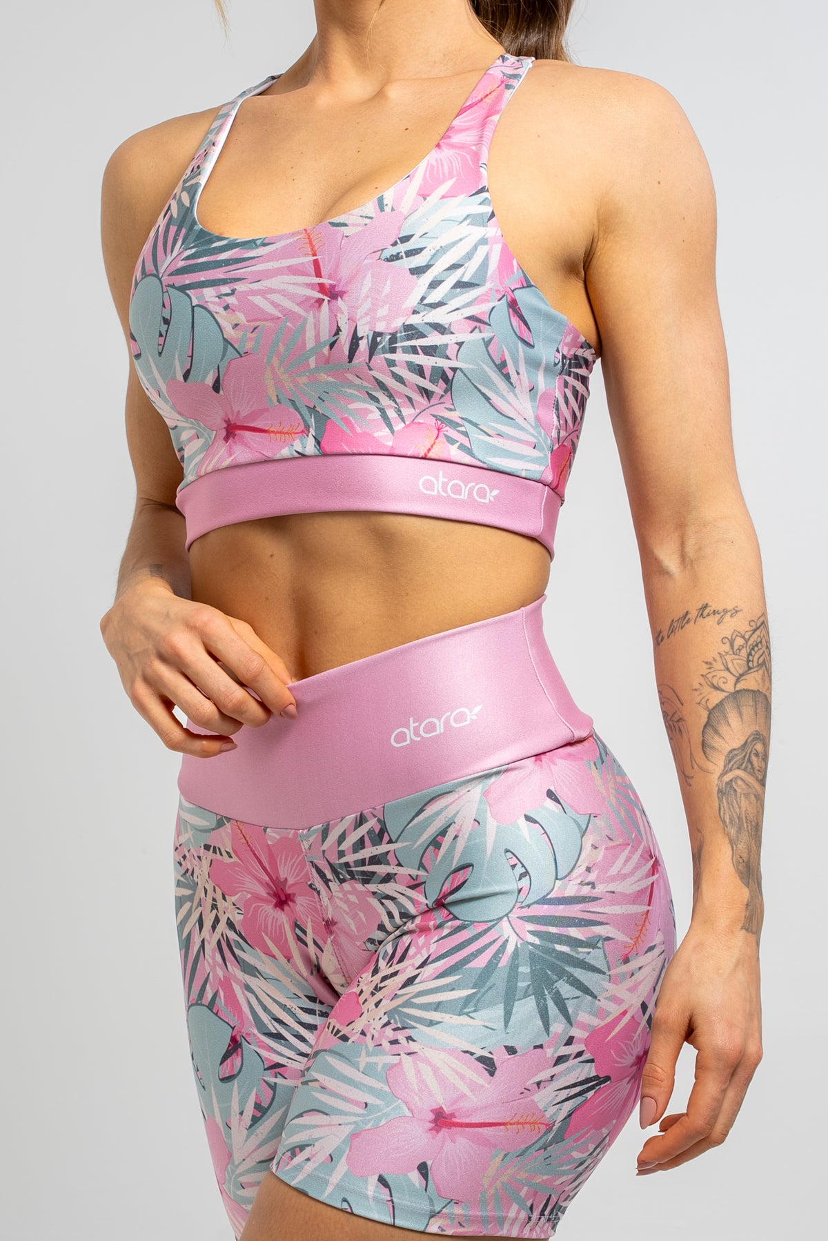 Bermuda Pink Print - atarafitness