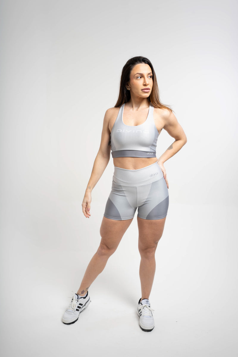 Bermuda Três Cores Chumbo - atarafitness