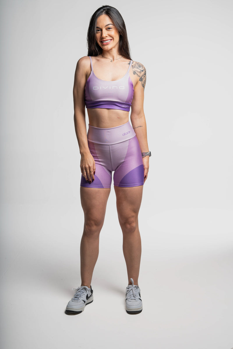 Bermuda Três Cores Roxa - atarafitness