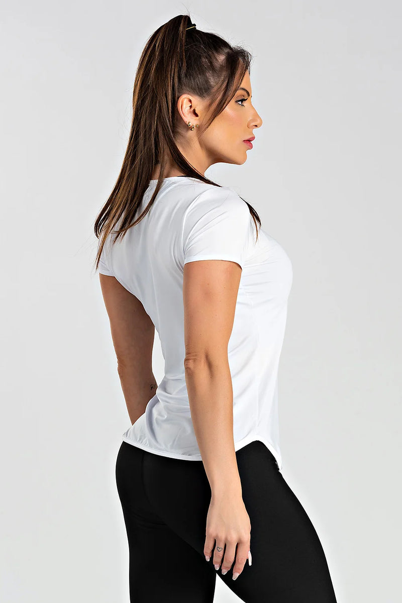 Blusa Branca - atarafitness