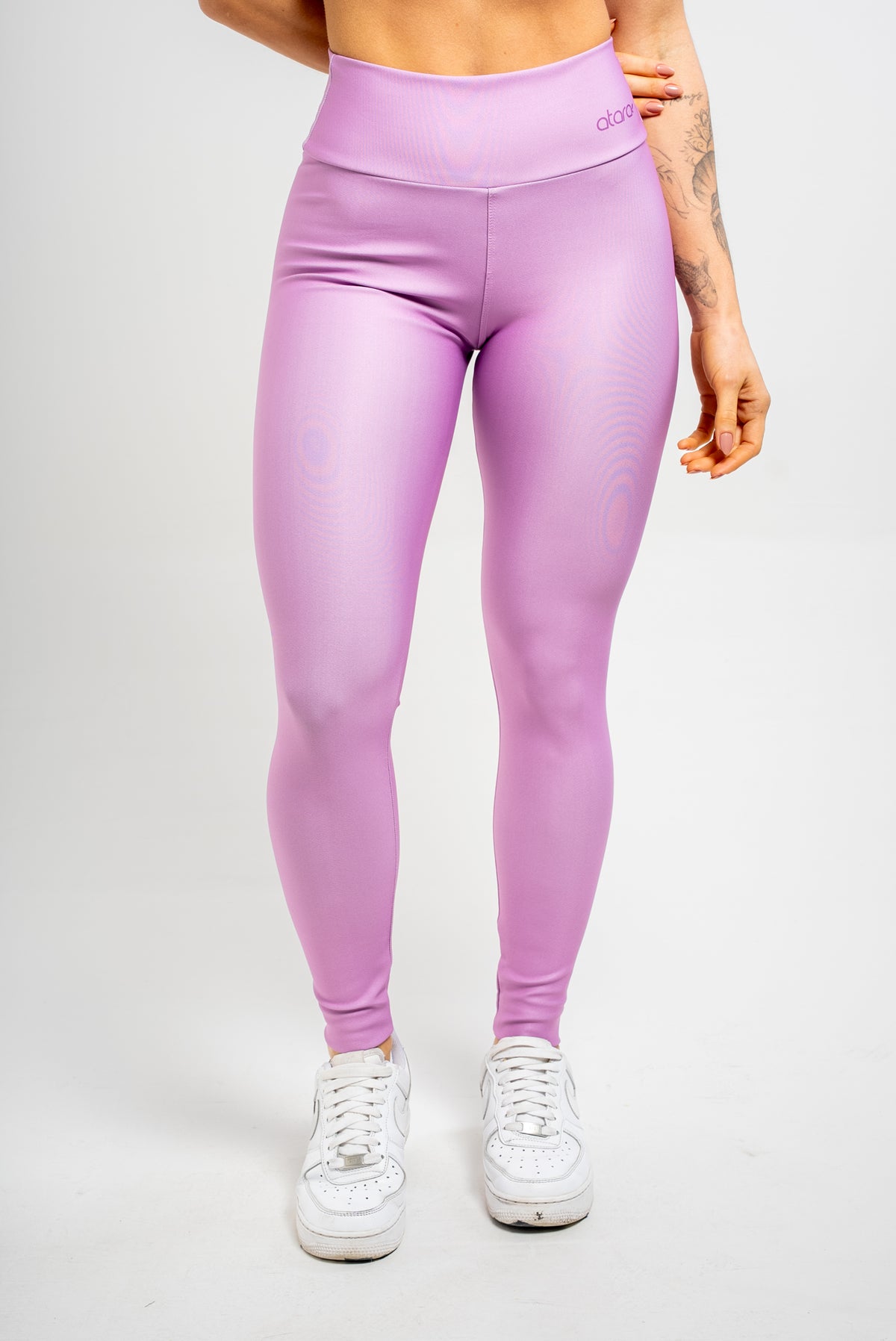 Legging Básica Lisa Lilás - atarafitness