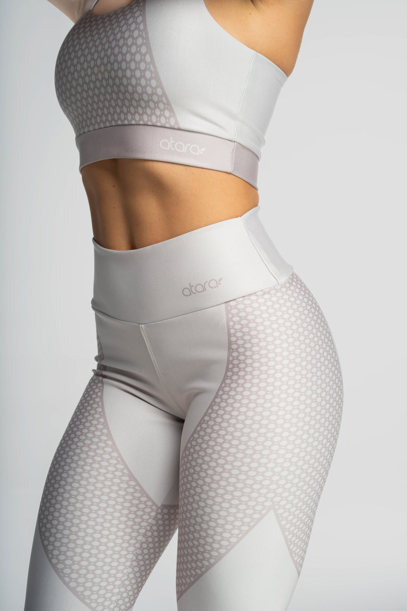 Legging Básica Renda Dourada - atarafitness