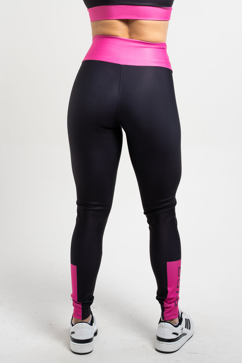 Legging Color Block Pink - atarafitness