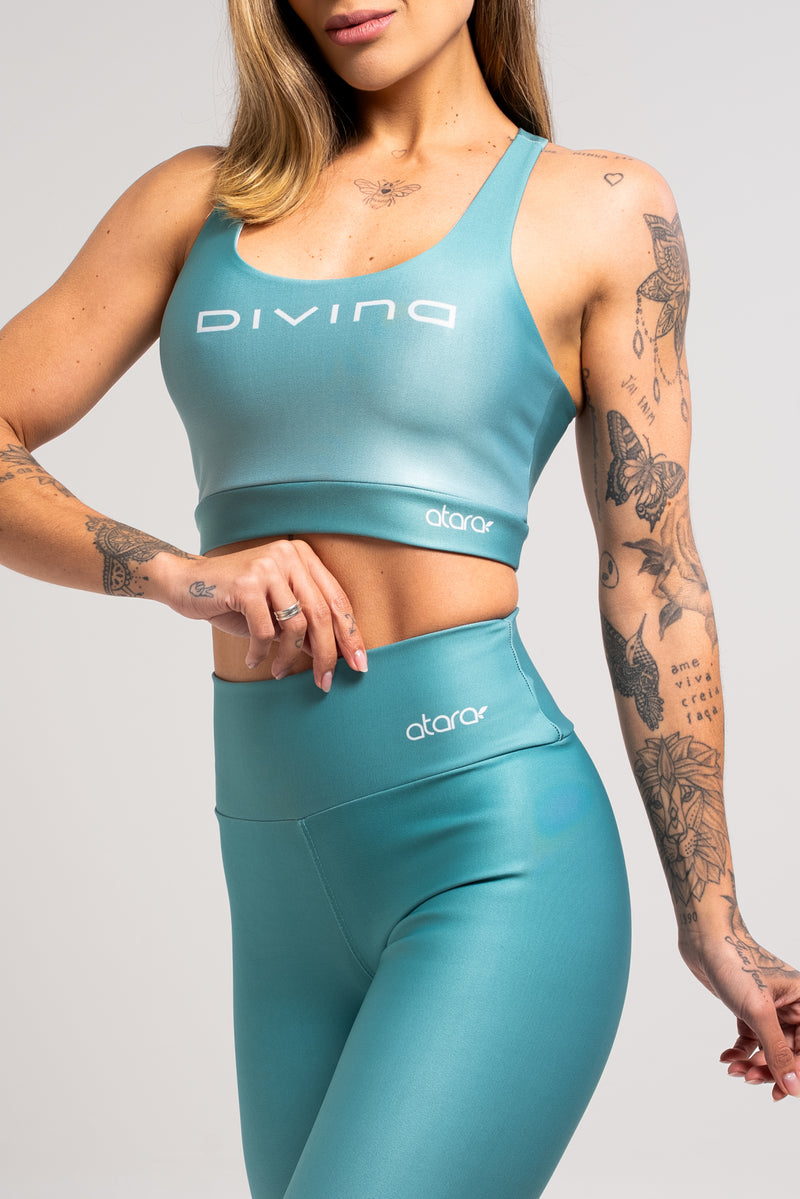 Legging Divina Degradê Verde - atarafitness