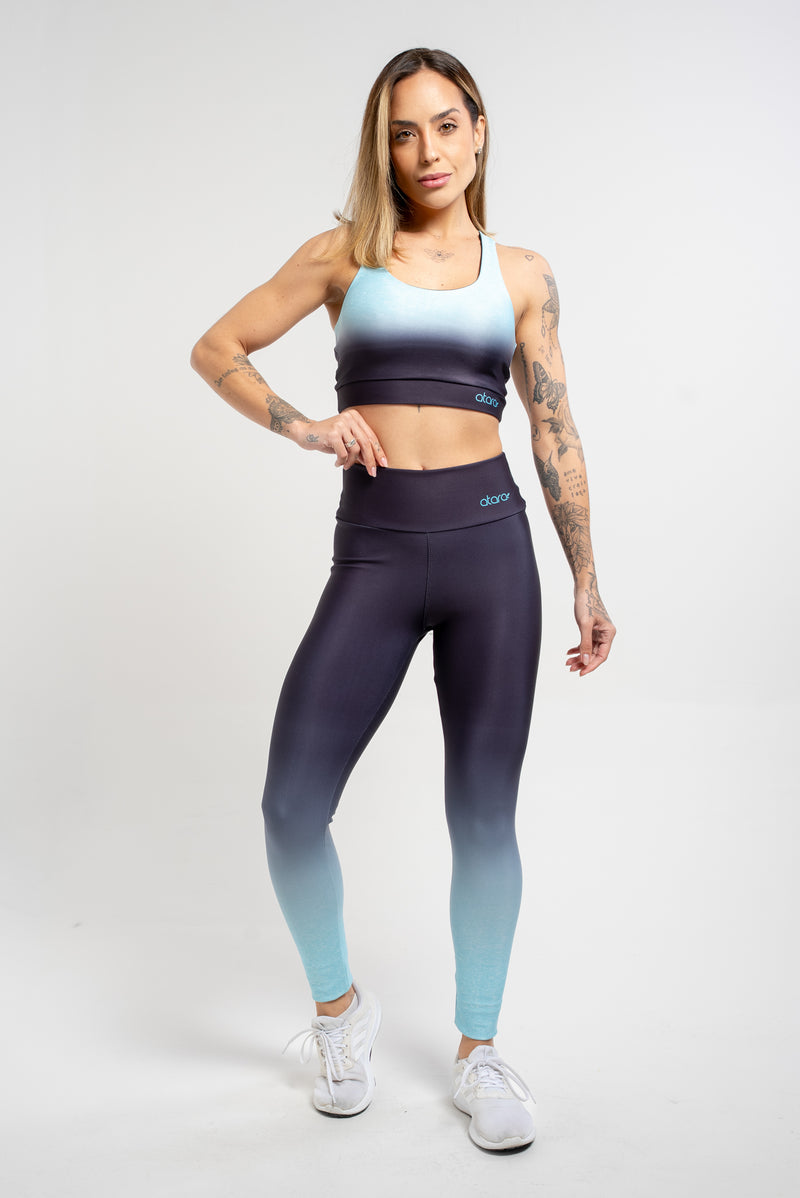 Legging Estampa Immersion Azul - atarafitness