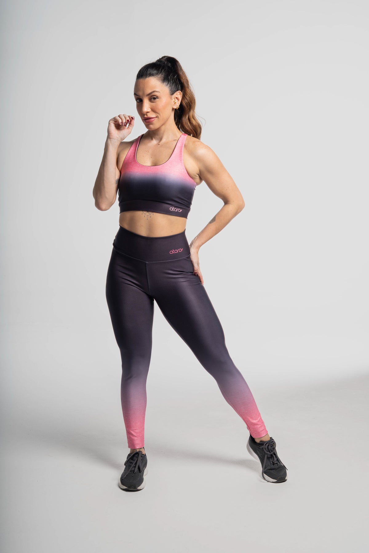 Legging Estampa Immersion Rosa - atarafitness