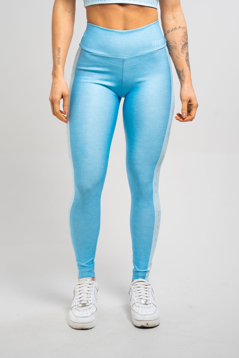 Legging Estampa Mescla Azul - atarafitness