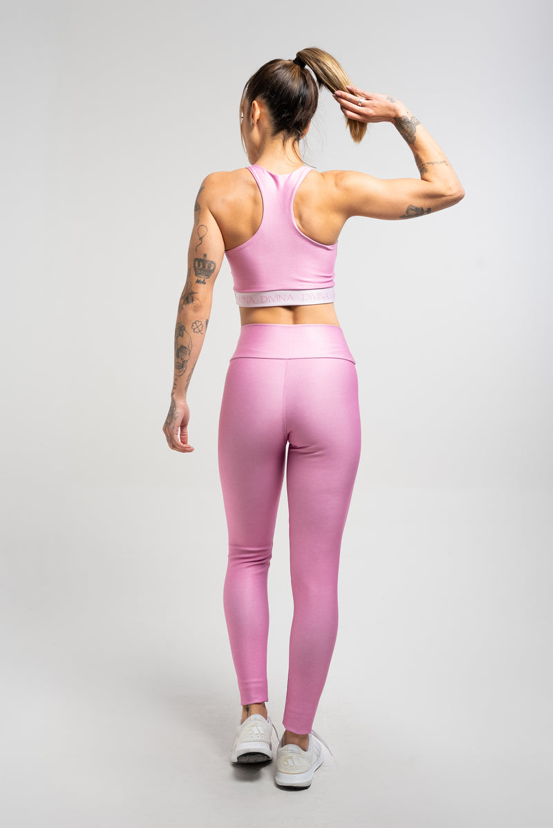 Legging Estampa Mescla Rosa - atarafitness