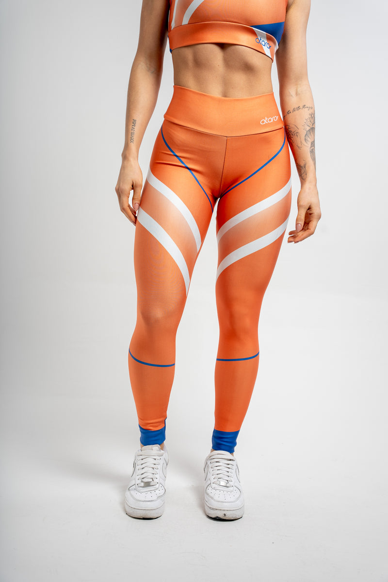 Legging Everlong Orange - atarafitness