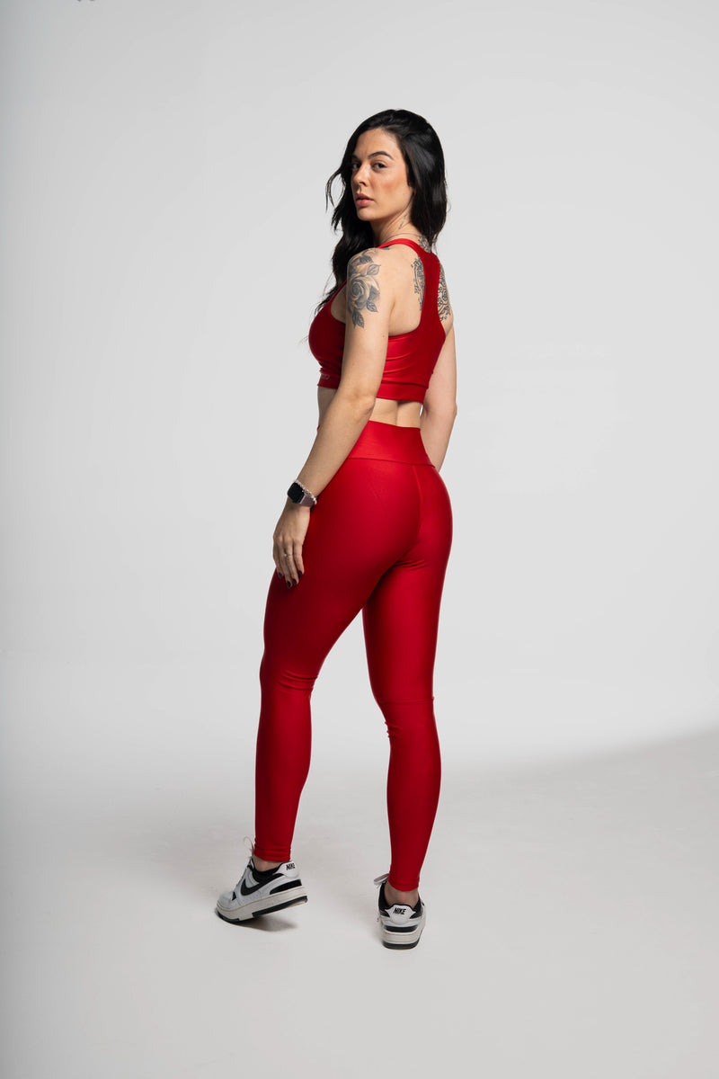 Legging Lisa Vermelha - atarafitness