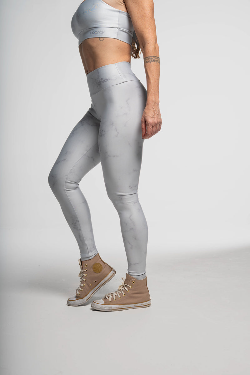 Legging Mármore Cinza - atarafitness