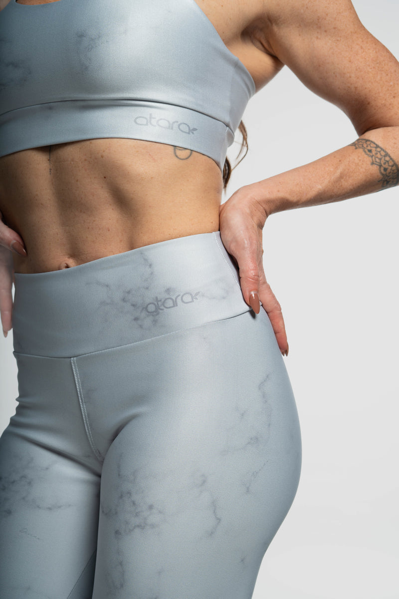 Legging Mármore Cinza - atarafitness