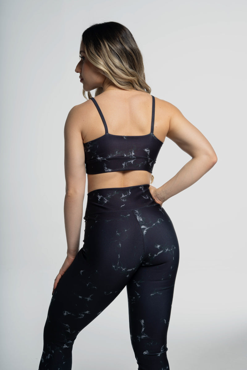 Legging Mármore Preto - atarafitness