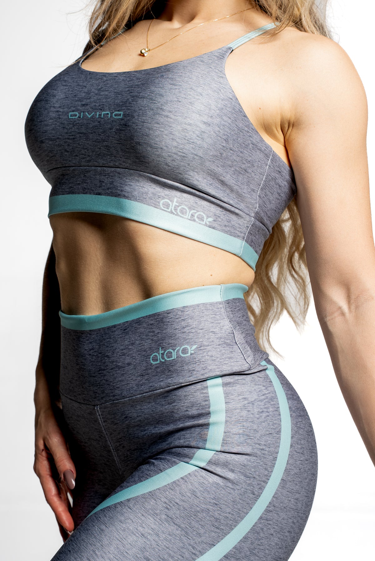 Legging Melange Green - atarafitness