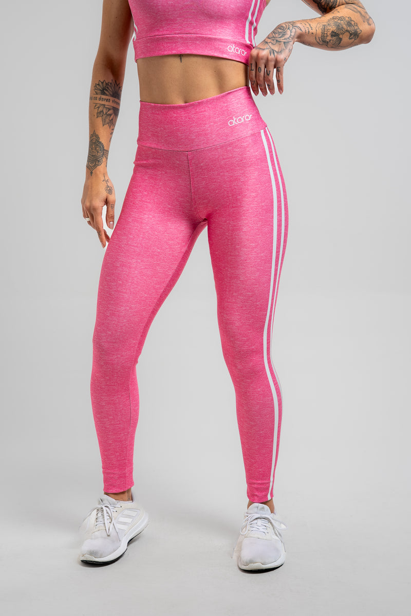 Legging Texture Pink - atarafitness