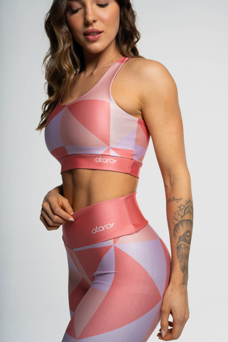 Legging Vitral Rosa - atarafitness