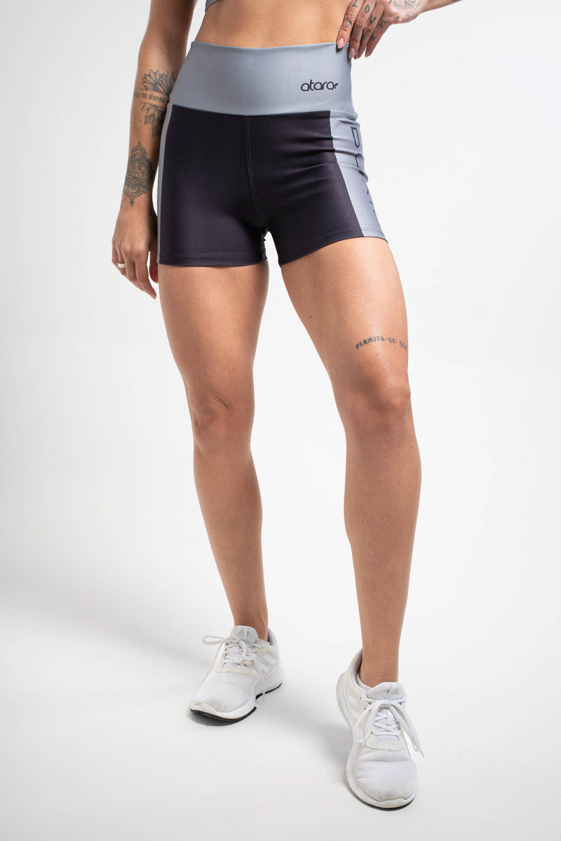 Shorts Color Block Gray - atarafitness