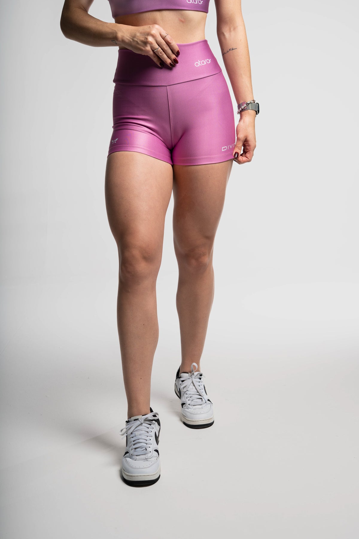 Shorts Divina Degradê Rosa - atarafitness