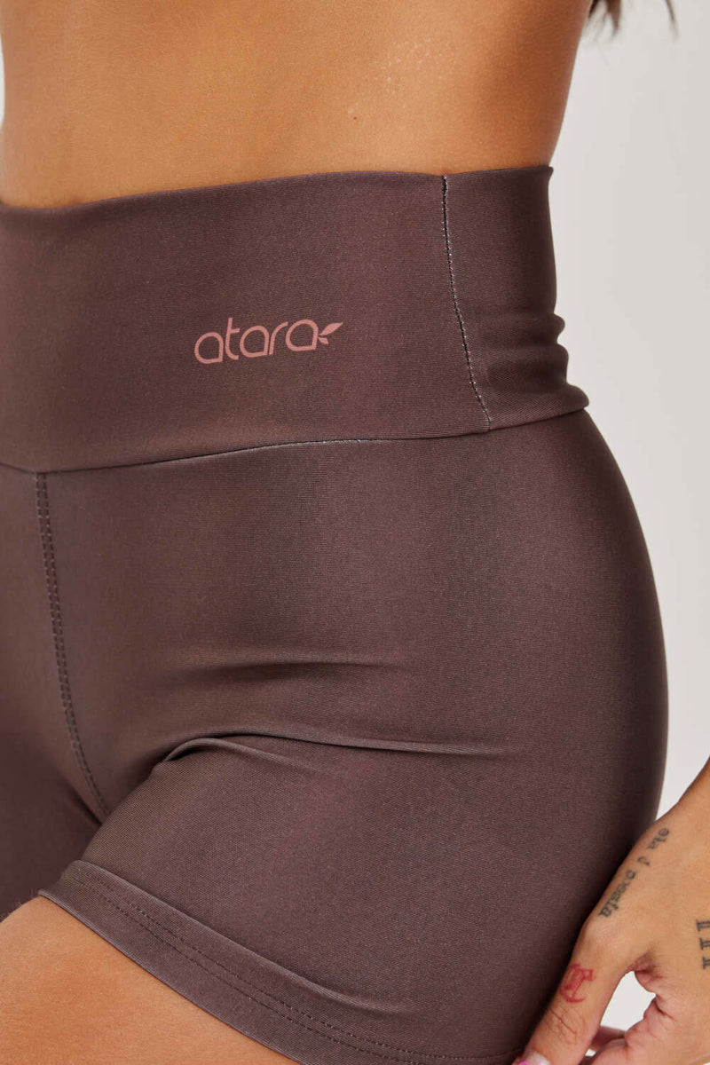 Shorts Lisa Marrom - atarafitness
