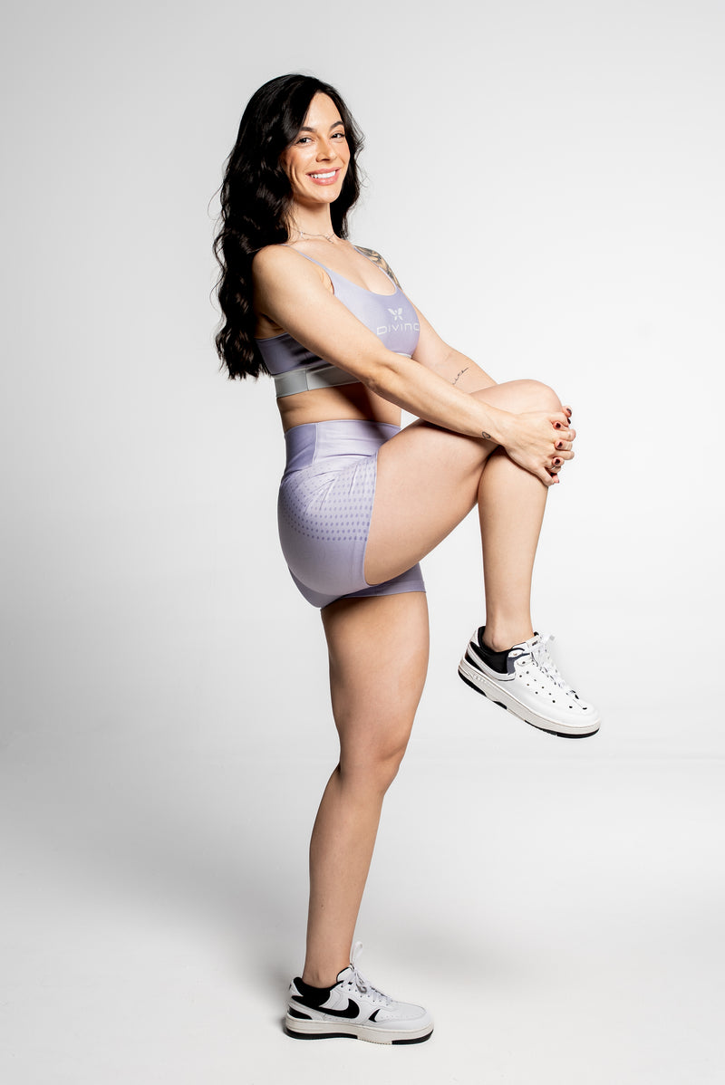 Shorts Losango Lilás - atarafitness